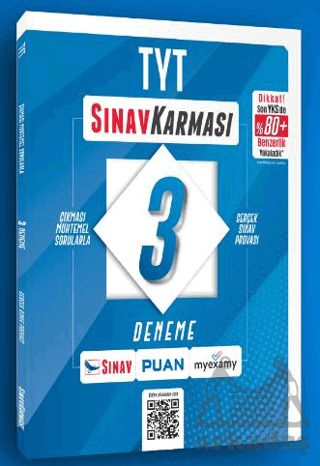 Sınav Karması TYT 3 Deneme - Sınav Yayınları