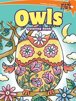 SPARK Owls Coloring Book - Dover Publications