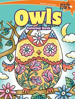 SPARK Owls Coloring Book - 1