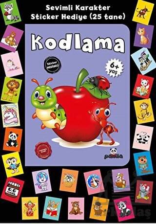 Stickerlı 6+ Yaş Kodlama - Beyaz Panda Yayınları