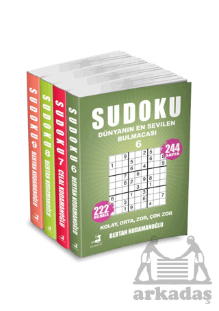 Sudoku 4 Kitap Set - Olimpos Yayınları