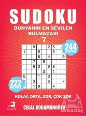 Sudoku - Dünyanın En Sevilen Bulmacası 7 - Olimpos Yayınları