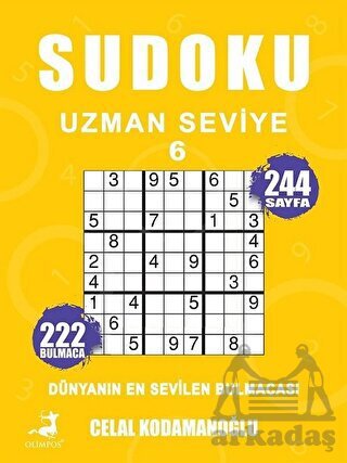 Sudoku Uzman Seviye - 6 - Olimpos Yayınları
