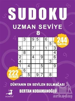 Sudoku Uzman Seviye 8 - Olimpos Yayınları