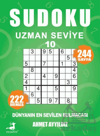 Sudoku Uzmanı Seviye 10 - Olimpos Yayınları