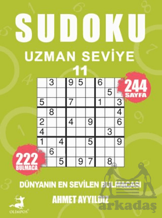 Sudoku Uzmanı Seviye 11 - Olimpos Yayınları