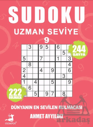 Sudoku Uzmanı Seviye 9 - Olimpos Yayınları