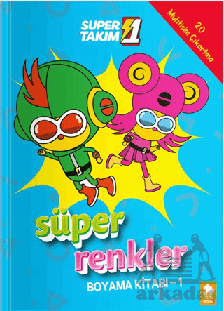 Süper 1 Takım: Süper Renkler Boya - 1 - Eksik Parça Yayınları
