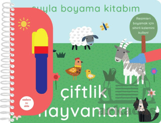 Suyla Boyama Kitabım – Çiftlik Hayvanları - İndigo Çocuk