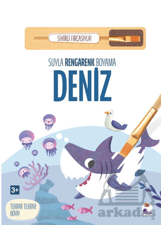 Suyla Rengarenk Boyama – Deniz (Sihirli Fırçasıyla) - 1