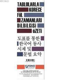 Tablolarla Korece Fiil Zamanları Dilbilgisi Özeti - Fono Yayınları