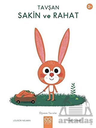 Tavşan Sakin ve Rahat - 1001 Çiçek Kitaplar