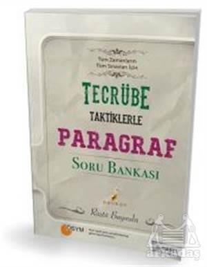 Tecrübe Taktiklerle Paragraf Soru Bankası - Pelikan Tıp Teknik Yayıncılık
