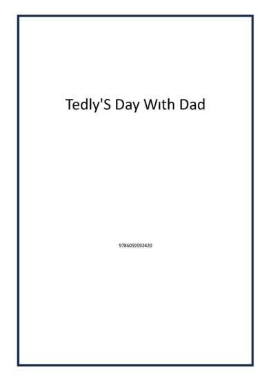 Tedly'S Day Wıth Dad - Ted Yayınları