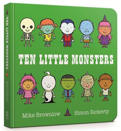 Ten Little Monsters Board Book - Orchard Books