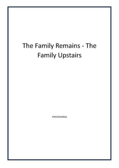 The Family Remains - The Family Upstairs - Penguin Books UK