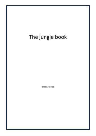 The jungle book - Publisher