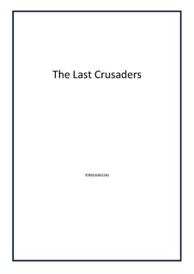 The Last Crusaders - Publisher
