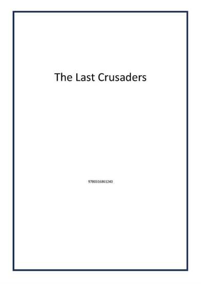 The Last Crusaders - 1