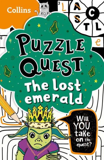 The Lost Emerald Solve More Than 100 Puzzles in This Adventure Story for Kids Aged 7+ - Puzzle Quest - Harper Collins UK