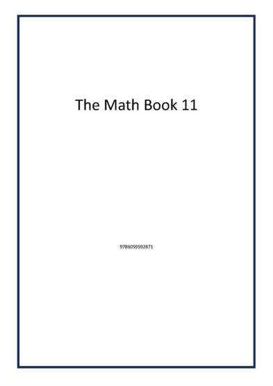 The Math Book 11 - Ted Yayınları