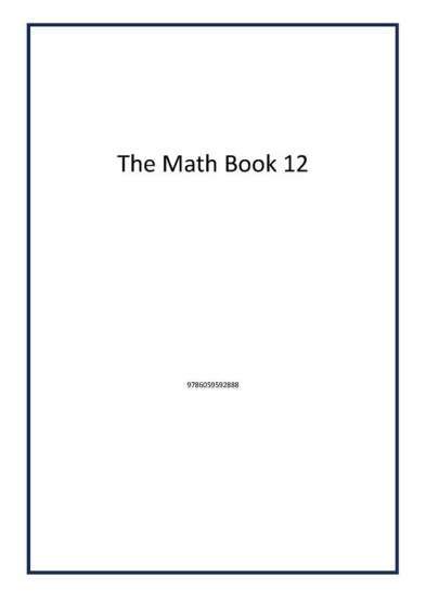 The Math Book 12 - Ted Yayınları