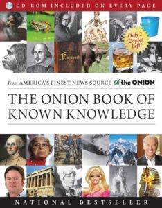 The Onion Book of Known Knowledge (paperback) - Little Brown USA