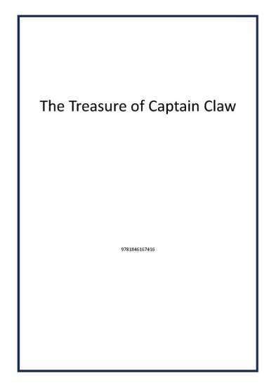 The Treasure of Captain Claw - Publisher