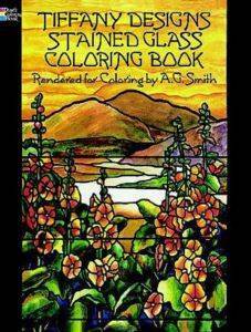 Tiffany Designs: Stained Glass Colouring Book - 2