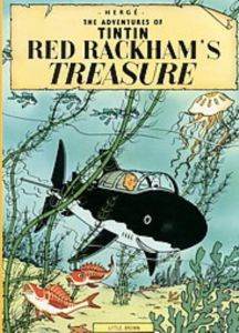 Tintin Red Rackam's Treasure - Little Brown USA