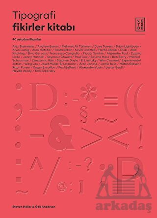 Tipografi Fikirler Kitabı - Ketebe Yayınları