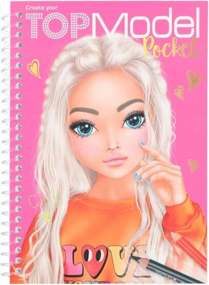 TOPModel Pocket Colouring Book - 1