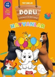TRT Çocuk - Hayvanlar - Doru Etkinlik Ve Boyama - Yediveren Çocuk