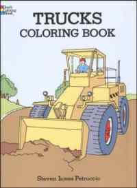 Trucks Coloring Book - 1