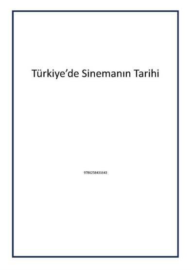 Türkiye’de Sinemanın Tarihi - Kronik Kitap