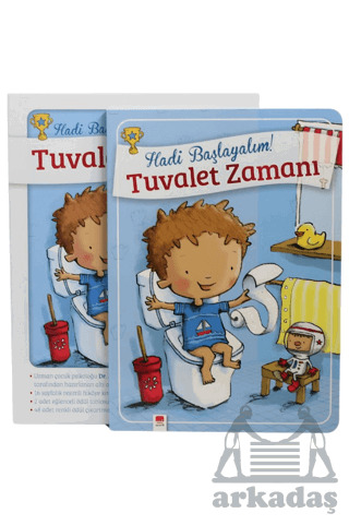 Tuvalet Zamanı - Erkekler İçin Tuvalet Eğitimi Kitabı - 1