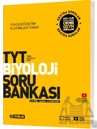 TYT Biyoloji Soru Bankası - Hız Yayınları