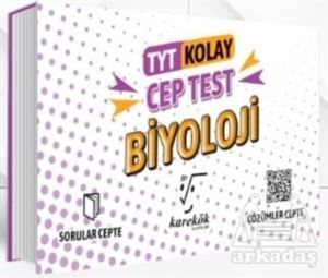 TYT Cep Test Biyoloji (Kolay) - Karekök Yayıncılık