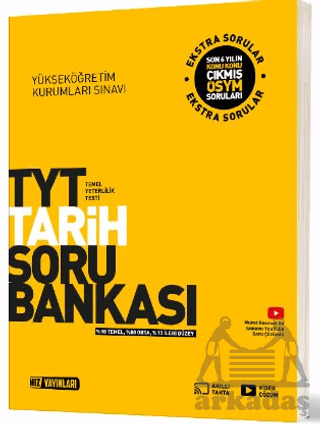 TYT Tarih Soru Bankası - Hız Yayınları