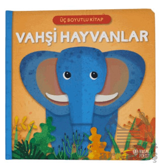 Üç Boyutlu Kitap- Vahşi Hayvanlar - Masalperest