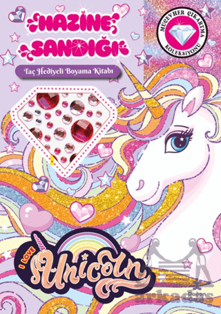 Unicorn - Hazine Sandığı (Taç Hediyeli Boyama Kitabı) - 3