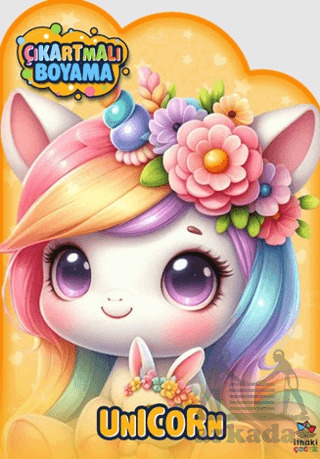 Unicorn Zamanı – Çıkartmalı Boyama Kitabı - 1