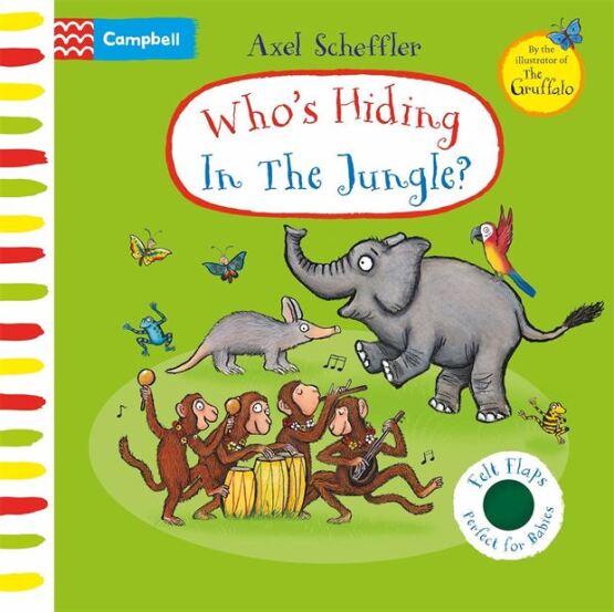 Who's Hiding In The Jungle? Felt Flaps Book - 1