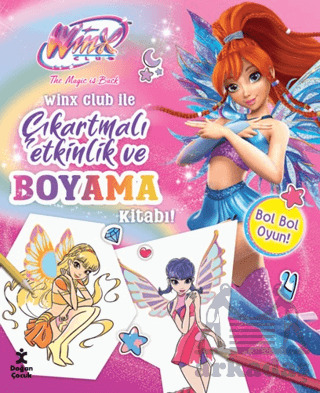 Winx Club İle Çıkartmalı Etkinlik Ve Boyama Kitabı - Doğan Çocuk