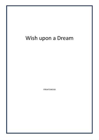 Wish upon a Dream - Publisher
