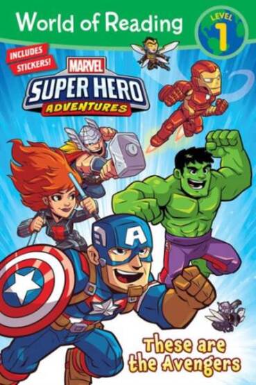 World of Reading Marvel Super Hero Adventures: These are the Avengers (Level 1) - Marvel Press