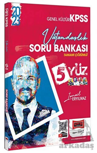Yargı Yayınları 2023 KPSS 5Yüz Vatandaşlık Tamamı Çözümlü Soru Bankası - Yargı Yayınevi