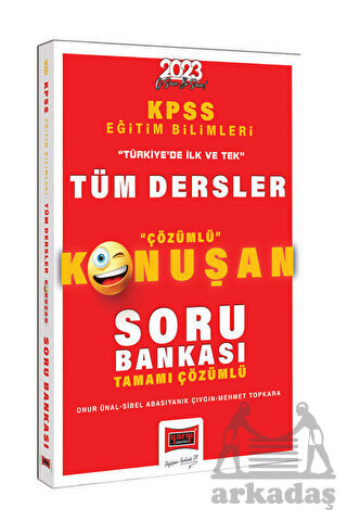 Yargı Yayınları 2023 KPSS Eğitim Bilimleri Tüm Dersler Tamamı Çözümlü Konuşan Soru Bankası - 1