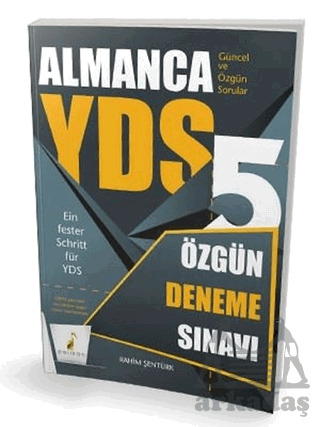YDS Almanca Özgün 5 Deneme Sınavı - Pelikan Yayınları