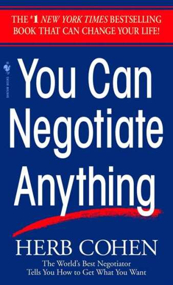 You Can Negotiate Anything - Bantam USA